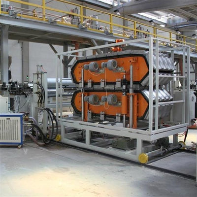 Машина штранг-прессования профиля PVC ASA PMMA гофрировала машину штранг-прессования профиля крыши пластиковую